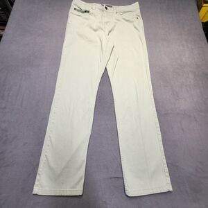 Miller And Monroe Jeans Mens 33x30 Green Minnesota Tim Straight Leg Denim